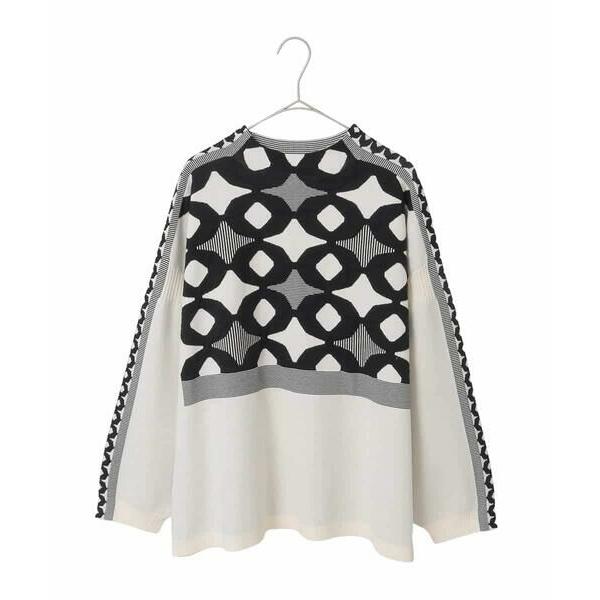 HIROKO BIS GRANDE / ヒロコビス グランデ 【大きいサイズ】ジャカード×インターシ...