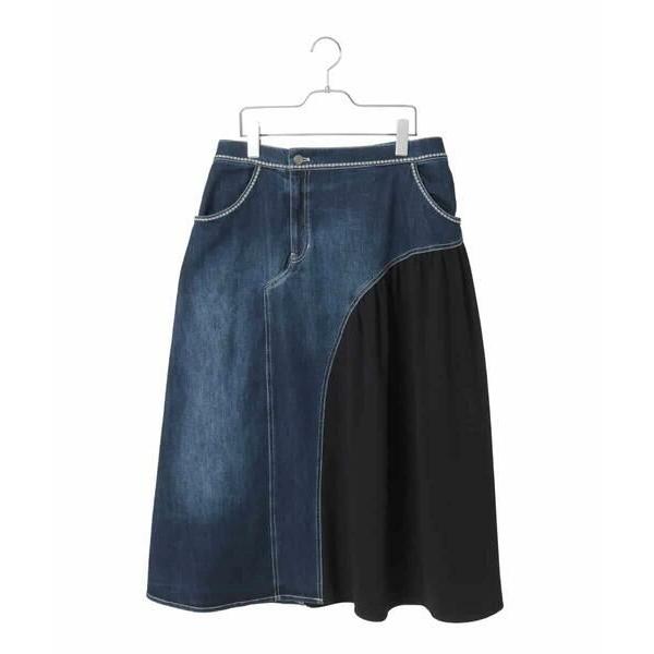 HIROKO BIS GRANDE / ヒロコビス グランデ 【大きいサイズ】異素材ジョイントリメイ...