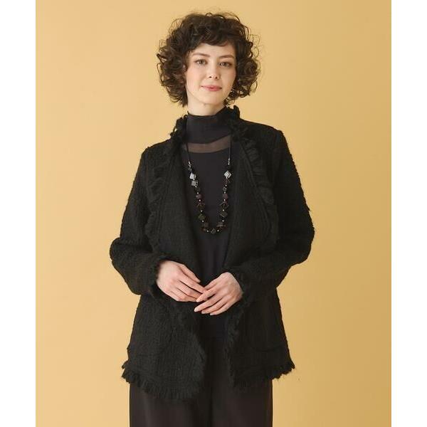 HIROKO BIS GRANDE / ヒロコビス グランデ ループフリンジデザインジャケット