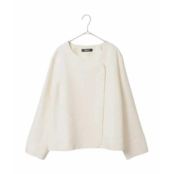 HIROKO BIS GRANDE / ヒロコビス グランデ 【大きいサイズ】ジャカードノーカラージ...