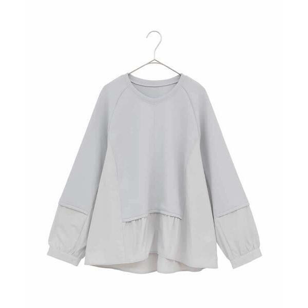 HIROKO BIS GRANDE / ヒロコビス グランデ 【大きいサイズ】異素材切り替えプルオー...