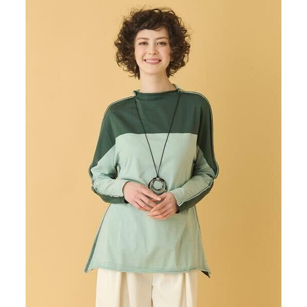 HIROKO BIS GRANDE / ヒロコビス グランデ 【大きいサイズ】バイカラージャージーニ...