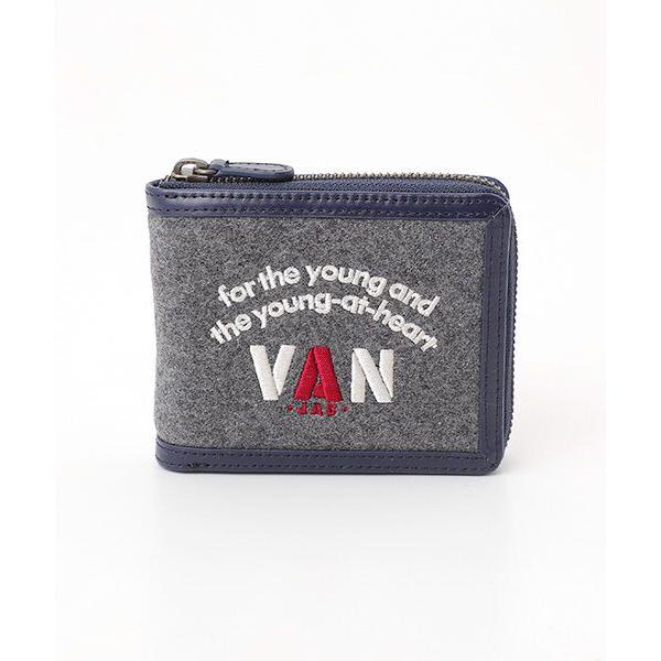 VAN / ヴァン ラウンド二つ折り財布