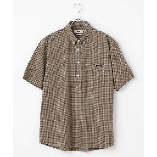 VAN / ヴァン プルオーバーシャツ＜ミニギンガム＞＜リラックスフィット＞
