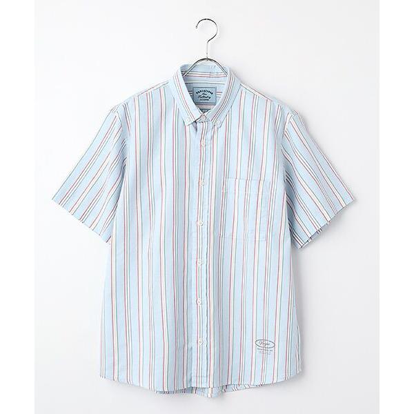 VAN / ヴァン ショートBDシャツ＜オックスフォード＞＜トリプルストライプ＞