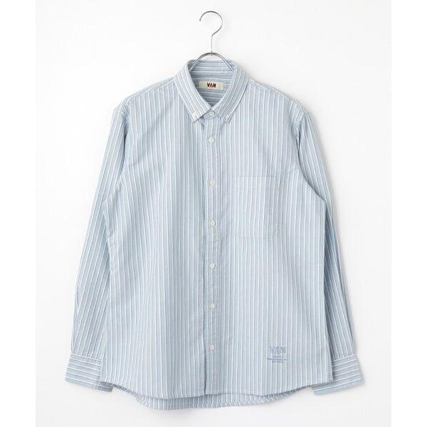 VAN / ヴァン ショートBDシャツ＜カラーオックスストライプ＞