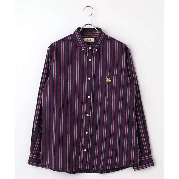 VAN / ヴァン ショートBDシャツ＜アイビーストライプ＞