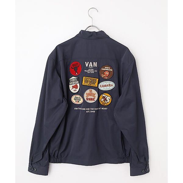 VAN / ヴァン ワッペン刺繍ブルゾン