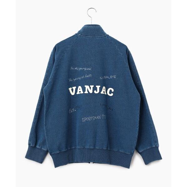 VAN / ヴァン スタンドジップアップトレーナー＜刺繍＞＜インディゴコレクション＞