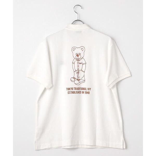 VAN / ヴァン ポロシャツ＜ベアプリント＞＜鹿の子＞