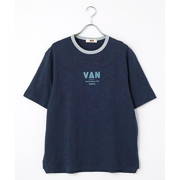 VAN / ヴァン リンガーTシャツ＜スラブ天竺＞