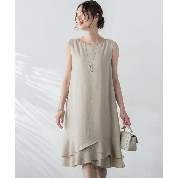 DE CLASSE LAUTREAMONT / デュクラス ロートレアモン リネンライクペタルワンピ...