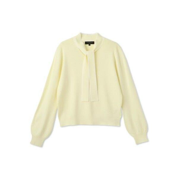 DE CLASSE LAUTREAMONT / デュクラス ロートレアモン 配色ボウタイニット