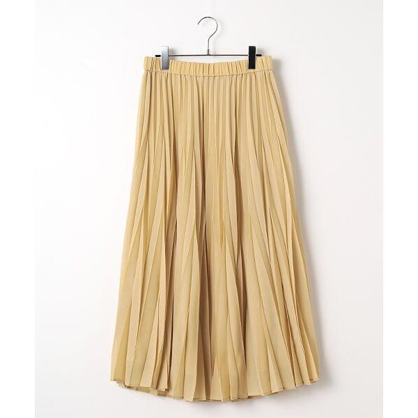 L'EQUIPE / レキップ ウールシャンブレープリーツスカート