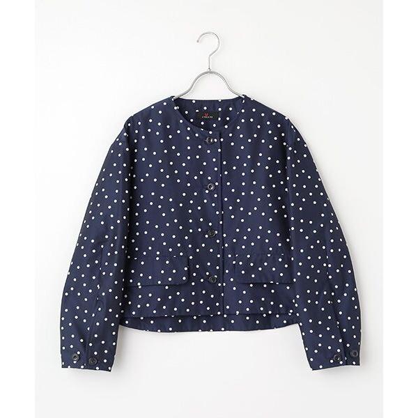 L'EQUIPE / レキップ ドットジャガードブルゾン