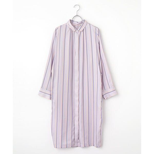 L'EQUIPE / レキップ グラデーションキュプラストライプワンピース