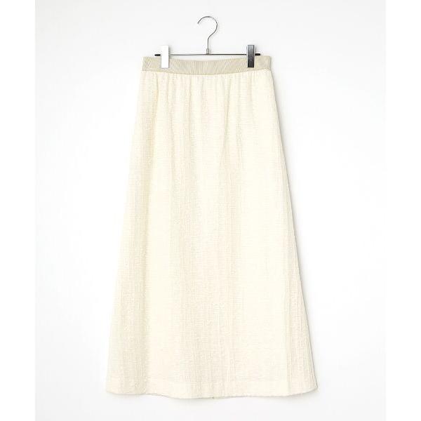 L'EQUIPE / レキップ サマースラブツイードスカート