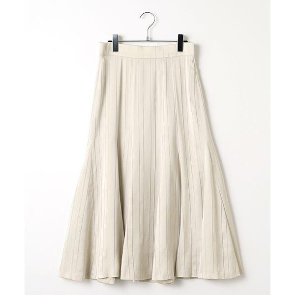 L'EQUIPE / レキップ アイレットサテンマーメイドフレアスカート