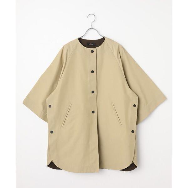 L'EQUIPE / レキップ コットンナイロングログランコート