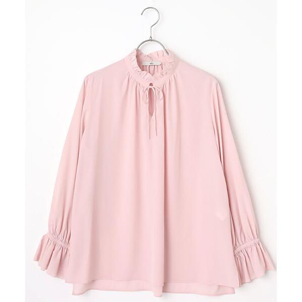 MOGA / モガ ロイヤルデシンフリルブラウス