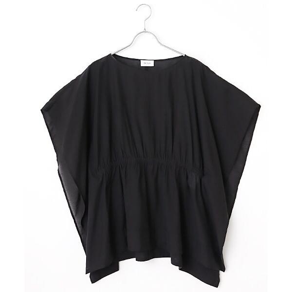 MOGA / モガ シアーVISリネンブラウス