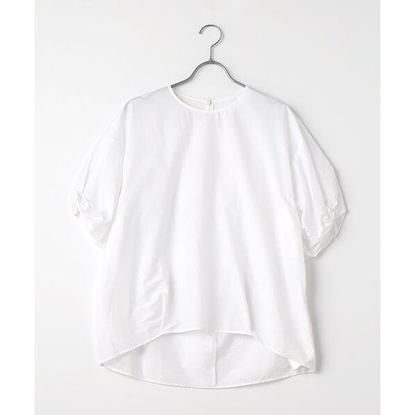 MOGA / モガ feerique　ナイロンコットンタフタコクーンシルエットブラウス