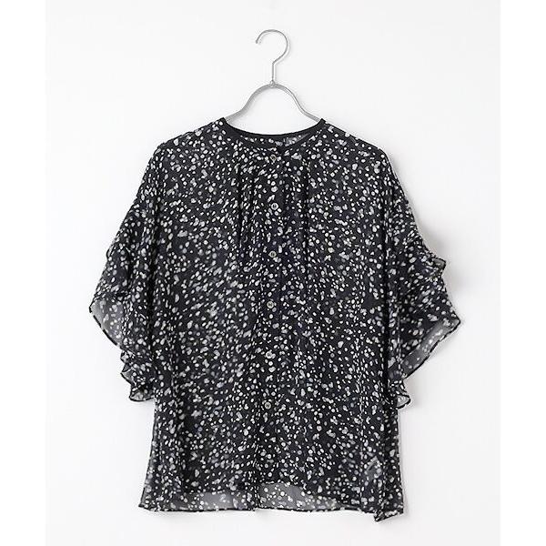 MOGA / モガ wb スターダストドットＰt ラウンドカラーブラウス