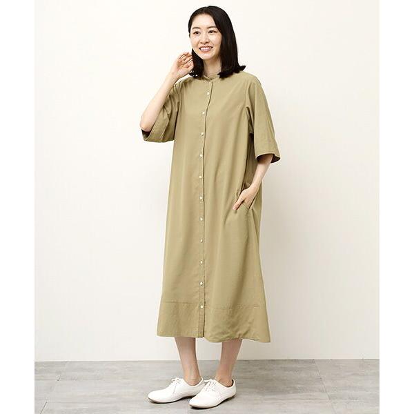 MOGA / モガ ブロードエアフローハーフスリーブシャツワンピース