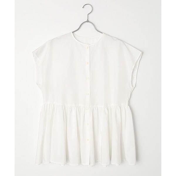 MOGA / モガ セシェシルキーローンキャップスリーブブラウス