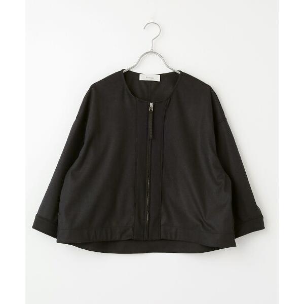 MOGA / モガ feerique ウールライクニットツイルコクーンシルエットプルオーバー