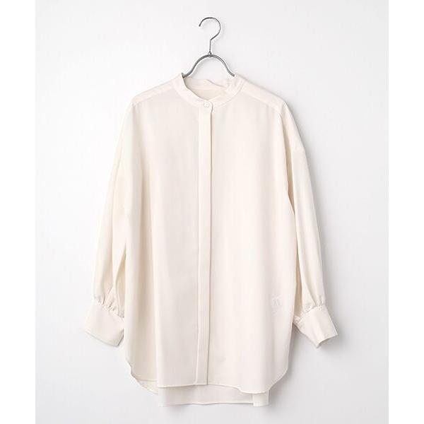 MOGA / モガ トロストレッチバンドカラーブラウス