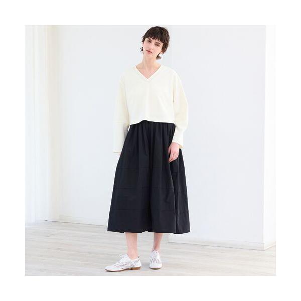 R-ISM / リズム 【洗える】ニット×タフタコンビワンピース