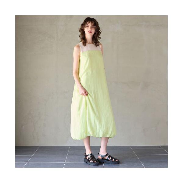 R-ISM / リズム 【撥水・接触冷感・速乾・UVカット】バルーンヘムワンピース
