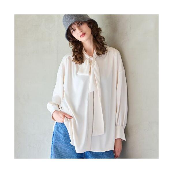 R-ISM / リズム 【吸汗速乾・紫外線防止・洗える】ボウタイブラウス