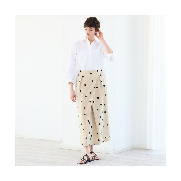 R-ISM / リズム 【洗える・S/M/Lサイズ】ドットプリントタフタスカート