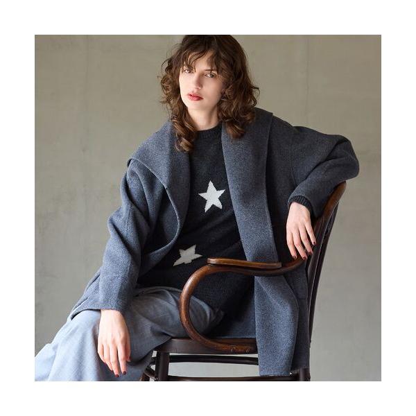 R-ISM / リズム 【カシミヤブレンド】リバードレープミドルコート