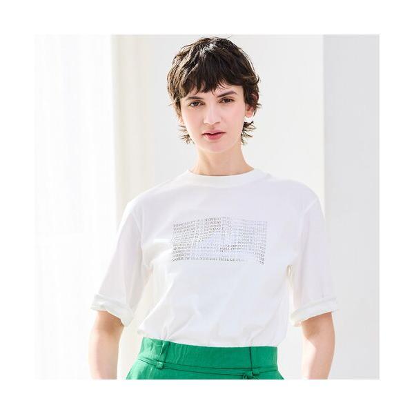 R-ISM / リズム 【人気アイテム・接触冷感・洗える】シルバーホイルプリントTシャツ