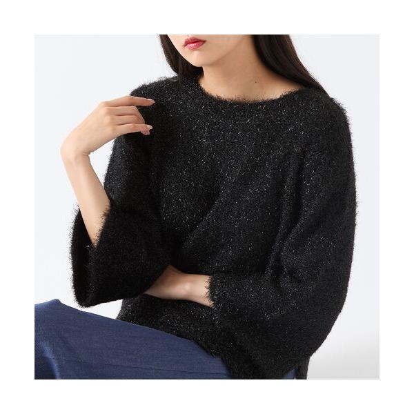 R-ISM / リズム 【着映えアイテム・洗える】ラメニットプルオーバー
