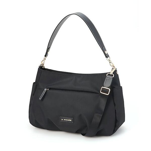 LA BAGAGERIE / ラ バガジェリー ポリエステルキャンバス　タックショルダー