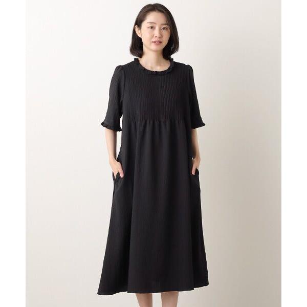 Bilitis dix-sept ans / ビリティス Pintucked Black Dress