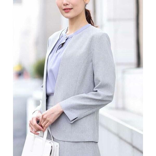 OFUON / オフオン [セットアップ対応]ライトシャンブレー カラーレスジャケット/洗える