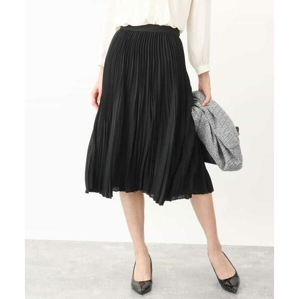 OFUON / オフオン [セットアップ対応]ジョーゼットプリーツスカート/洗える