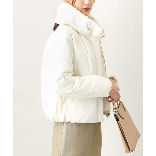 OFUON / オフオン ナイロンタフタ ショート丈ダウンコート