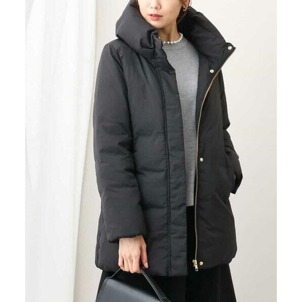 OFUON / オフオン ナイロンタフタ ミドル丈ダウンコート