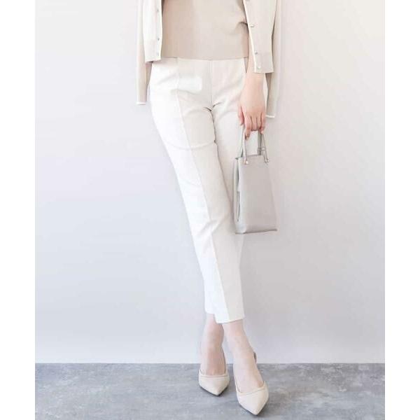 OFUON / オフオン [名品シリーズ]ストレッチテーパードパンツ/洗える