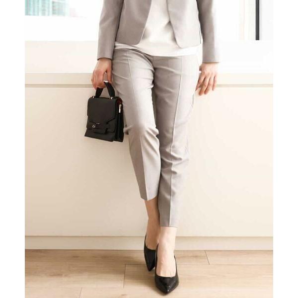 OFUON / オフオン [セットアップ対応]センタープレステーパードパンツ/洗える