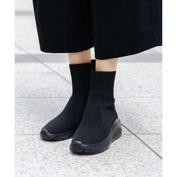 HIROKO KOSHINO / ヒロココシノ リブニットショートブーツ