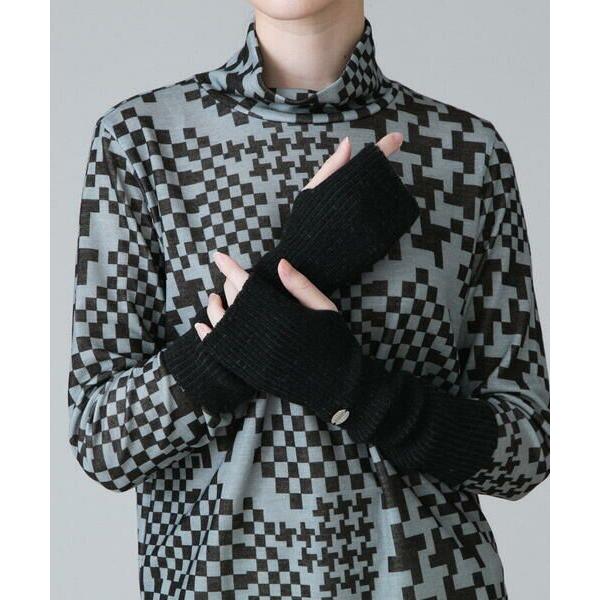 HIROKO KOSHINO / ヒロココシノ 【日本製】リブニットアームウォーマー