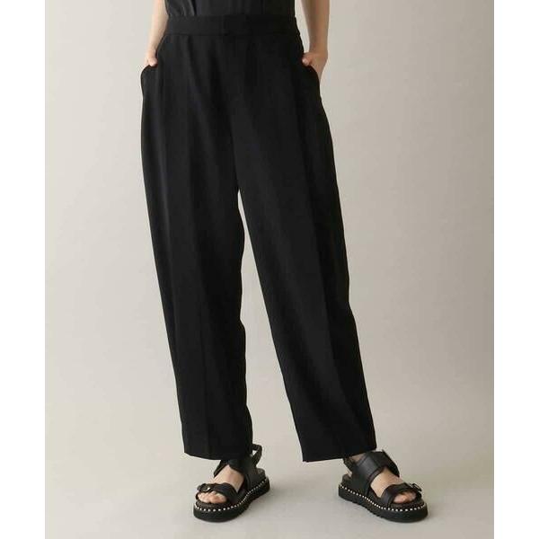 HIROKO KOSHINO / ヒロココシノ 立体タックテーパードパンツ /日本製