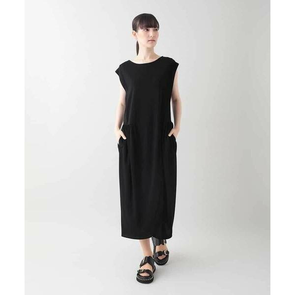 HIROKO KOSHINO / ヒロココシノ ラップギャザーワンピース/日本製/洗える
